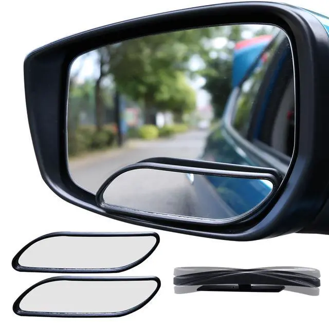 Alt view image 7 of 7 - Blind Spot Mirror, HD Glass ABS Housing Convex Wide Angle Rearview Blind Spot Car Mirror for Car SUV and Truck (Framed, Medium, Pack of 2)
