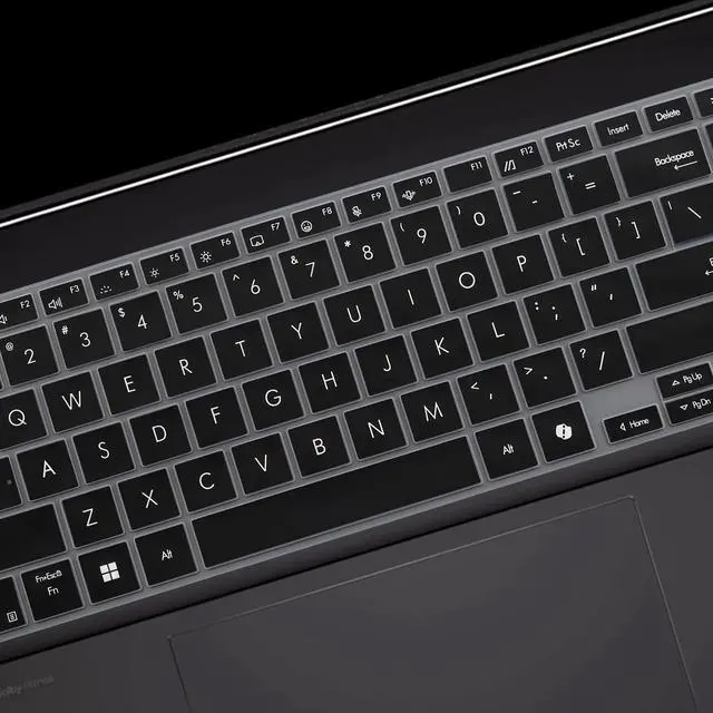 Alt view image 4 of 7 - Keyboard Cover for ASUS Vivobook S16 S3607 M3607/Vivobook 16 M1607 X1607 M5606 S5606 TP3607/VivoBook V16 V3607 2026 2025 2024 16", Vivobook 15 M5506 S5506 Q5507 S5507 S5507QA 15.6 inch Laptop -Black