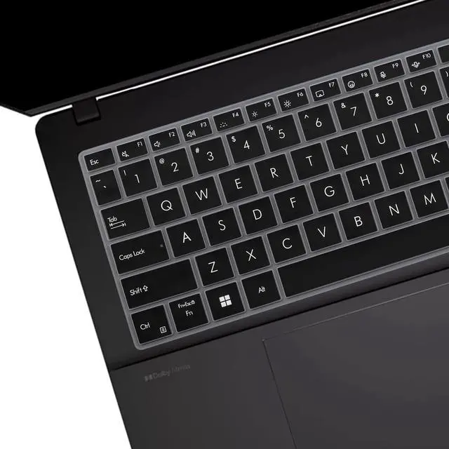 Alt view image 3 of 7 - Keyboard Cover for ASUS Vivobook S16 S3607 M3607/Vivobook 16 M1607 X1607 M5606 S5606 TP3607/VivoBook V16 V3607 2026 2025 2024 16", Vivobook 15 M5506 S5506 Q5507 S5507 S5507QA 15.6 inch Laptop -Black