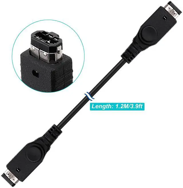 Alt view image 5 of 6 - GBA Link Cable, 2 Player Game Link Cable for Nintendo Gameboy Advance SP/Gameboy Advance, 3.9ft