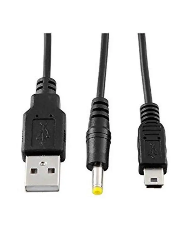 Alt view image 2 of 3 - Charger Cable USB Power Cord & Data Cable for PSP 1000 2000 3000