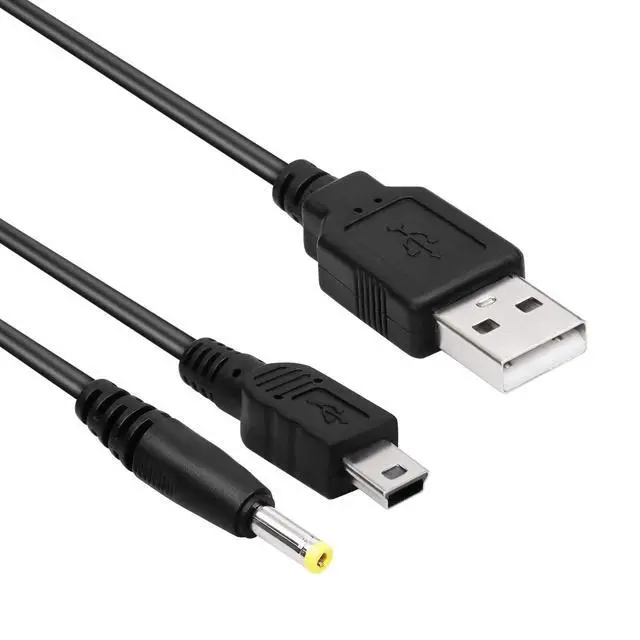 Alt view image 3 of 3 - Charger Cable USB Power Cord & Data Cable for PSP 1000 2000 3000