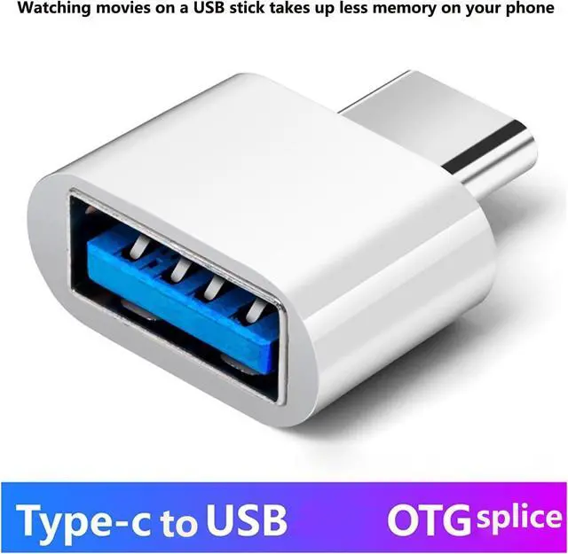 Alt view image 4 of 7 - AWINLI USB C Adapter 6Pcs,USB C to USB 3.0 OTG Adapter,USB 3.0 to Type C Converter Connector,for iPhone Female to Type C Male,Compatible with iPhone 15 14 13 12Pro Max Plus,Samsung Galaxy,Laptop.