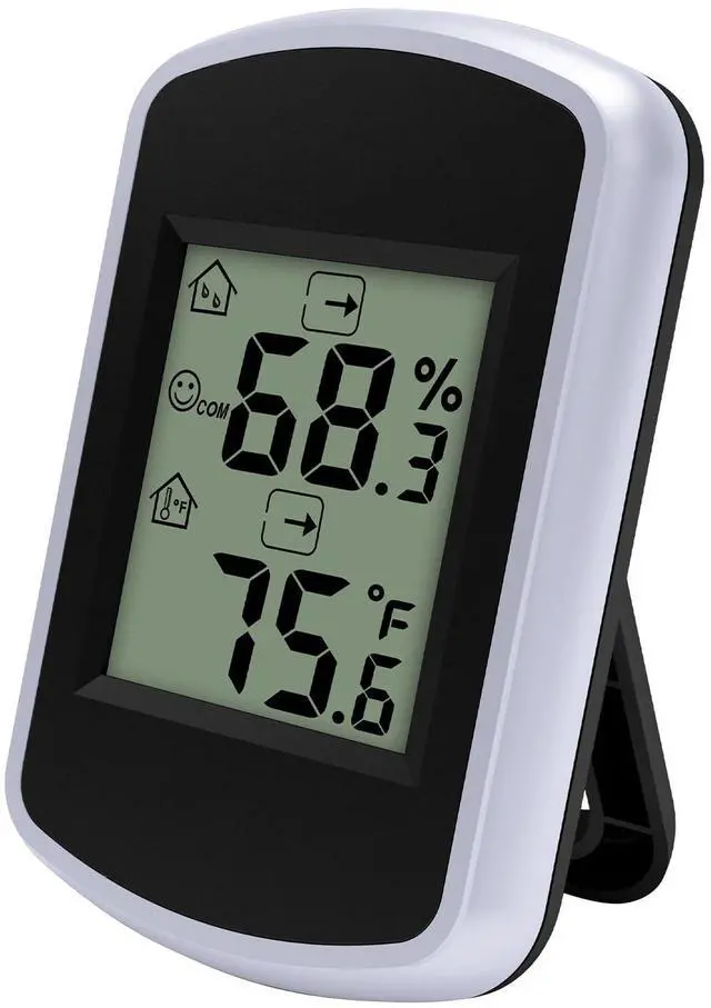 Main image of Digital Hygrometer Thermometer, Temperature Humidity Monitor with Fahrenheit Only, Indoor Temperature Gauge and Humidity for Home, Office, Bedroom, Baby Room, Kitchen, Greenhouse