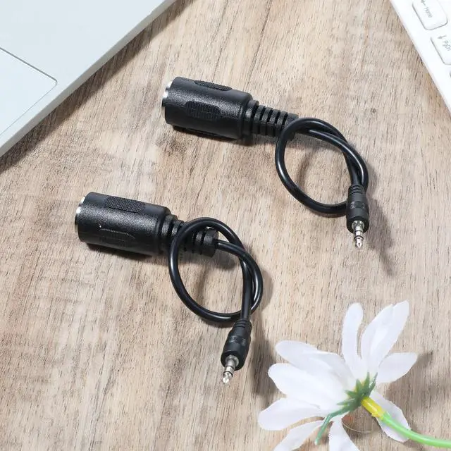 Alt view image 7 of 7 - 2 Pack of Type-A MIDI to 3.5mm Adapter, 9.5" MIDI Female to TRS 3.5mm Male Breakout Cable Audio Converter BMIDI-5-35 Type A TRS Male 5-pin DIN Cable Ultra-Small Plugs for Keyboards Synths DAWs
