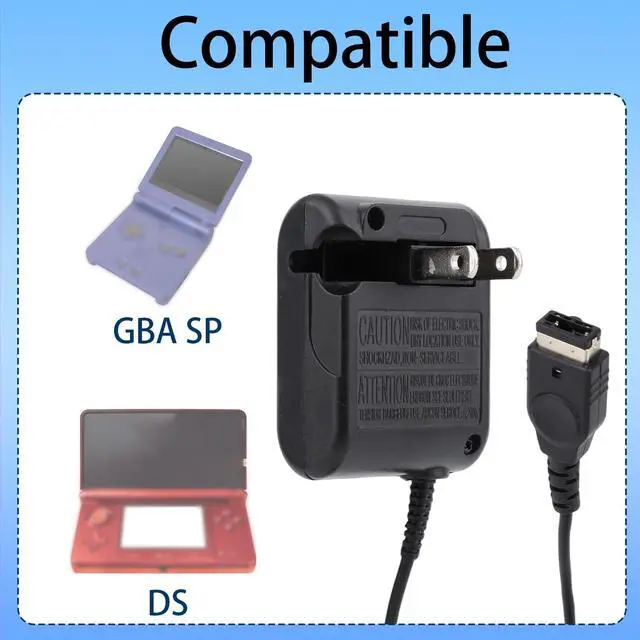 Alt view image 5 of 7 - Charger for Gameboy Advance Sp, Portable Wall Charger Cord Data Cable Kit Compatible with DS/GBA SP Systems Ac Adapter for Home Travel Office Game Lover Gift