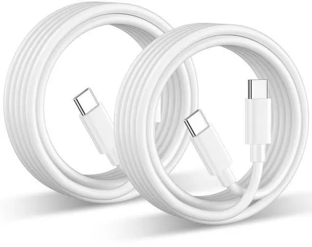 Main image of 240W USB C to USB C Cable (3.3ft 2Pack), USBC to USBC Fast Charging Cable Braided Type C Charger Cord for iPhone 17 16 15 Pro Max Plus, MacBook Pro/Air, Samsung Galaxy S25 S24 Ultra, iPad Pro