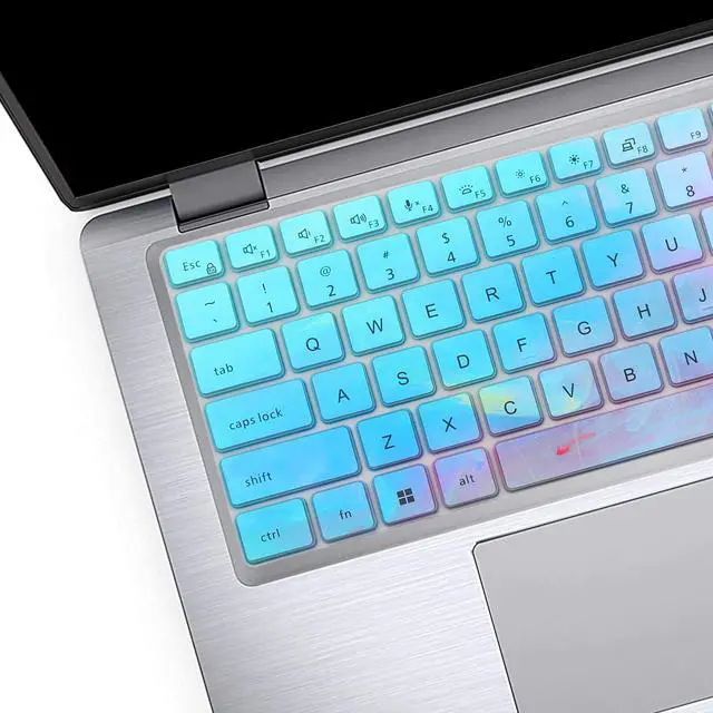Alt view image 3 of 7 - Keyboard Cover Skin for Dell Latitude 14" 7450 7440 7430 7420 7410, Dell Latitude 3450 3440 5450 5440 5431 5430 5420 9420 9430, Latitude 15.6" 16" 7520 9510 9520 7650 7640, US -Stylish Colorful
