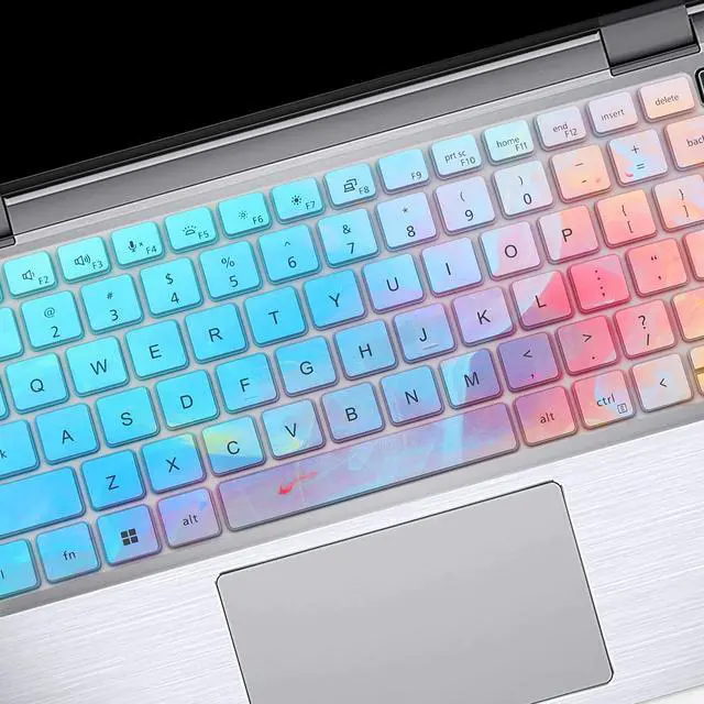 Alt view image 4 of 7 - Keyboard Cover Skin for Dell Latitude 14" 7450 7440 7430 7420 7410, Dell Latitude 3450 3440 5450 5440 5431 5430 5420 9420 9430, Latitude 15.6" 16" 7520 9510 9520 7650 7640, US -Stylish Colorful