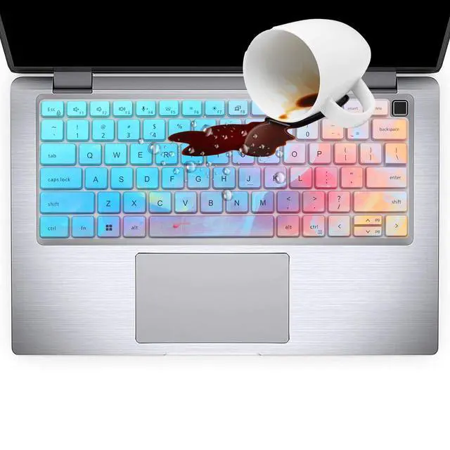 Alt view image 7 of 7 - Keyboard Cover Skin for Dell Latitude 14" 7450 7440 7430 7420 7410, Dell Latitude 3450 3440 5450 5440 5431 5430 5420 9420 9430, Latitude 15.6" 16" 7520 9510 9520 7650 7640, US -Stylish Colorful