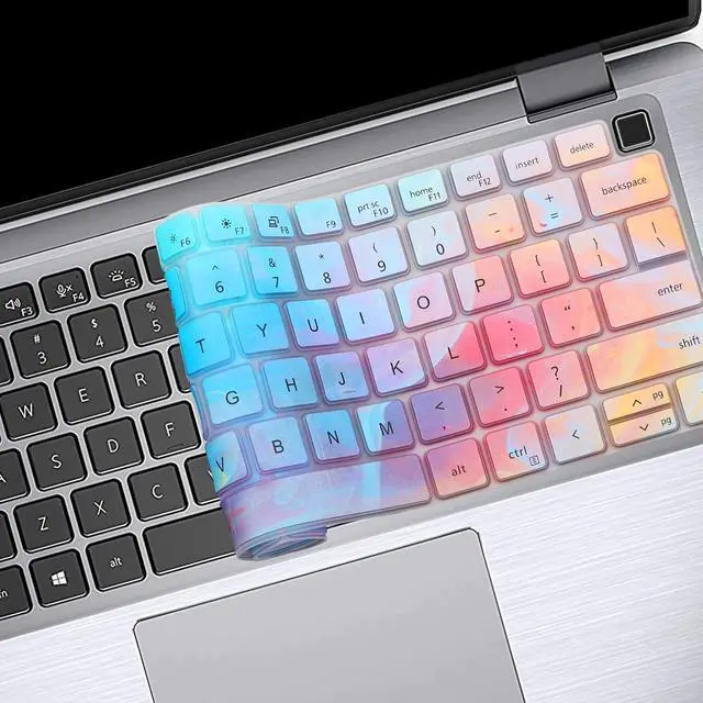 Alt view image 6 of 7 - Keyboard Cover Skin for Dell Latitude 14" 7450 7440 7430 7420 7410, Dell Latitude 3450 3440 5450 5440 5431 5430 5420 9420 9430, Latitude 15.6" 16" 7520 9510 9520 7650 7640, US -Stylish Colorful