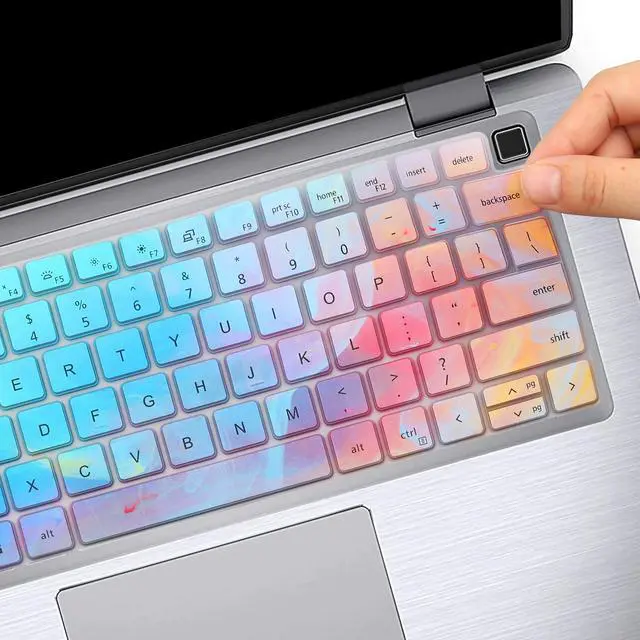 Alt view image 5 of 7 - Keyboard Cover Skin for Dell Latitude 14" 7450 7440 7430 7420 7410, Dell Latitude 3450 3440 5450 5440 5431 5430 5420 9420 9430, Latitude 15.6" 16" 7520 9510 9520 7650 7640, US -Stylish Colorful