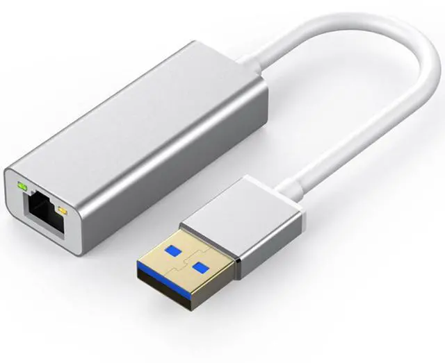Main image of USB to Ethernet Adapter for Nintendo Switch, Laptop, PC, USB to RJ45 Gigabit LAN Network Converter, Switch Ethernet Adapter Wired Internet LAN Supports 10/100/1000Mbps (No Driver Required)