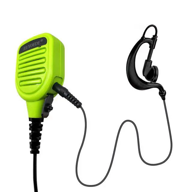 Alt view image 4 of 4 - G Shape Style Listen Only Earpiece for 3.5mm Connector Radio Handheld Mic 1 Pin