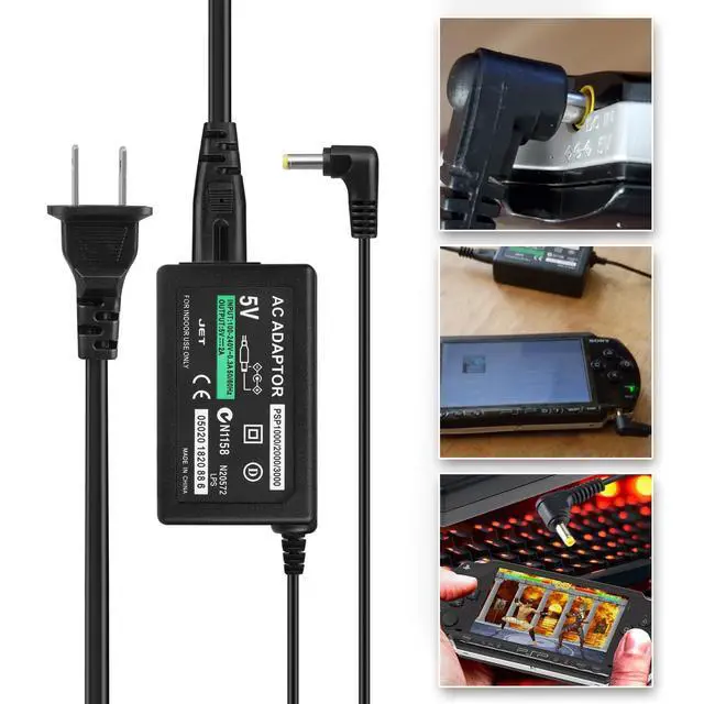 Alt view image 4 of 6 - Replacement PSP Charger, Charging Cable Power Cord for Sony PSP 1000 2000 3000 Series (PSP-1001, 2001, 3001) and E-1000 USB Charging Cord