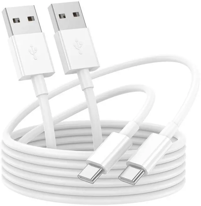 Main image of Fast Charging USB A to USB C Cable 10FT 2Pack for iPhone 15/16/17 Charger Cord, Car Carplay Compatible for Apple 17 Pro Max/16 Plus/for IPad Pro 12.9/11/Air 5th/4th Mini Gen, Long Type C Charge