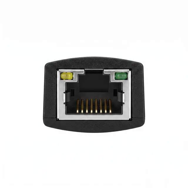 Alt view image 3 of 7 - Ethernet Network Adapter, USB to RJ45 LAN Wired Adapter for Ultrabook, Chromebook, Laptop, Desktop, Plug and Play Type-C to100 Mbps, Compatible with MacBook Steam Deck, Switch, Windows