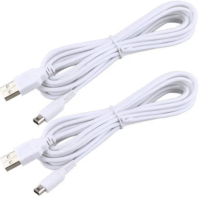 Main image of 2 Pack 3M/10FT USB Charger Power Cable Compatible with 3DS, DSi, New 2DS XL, New 3DS