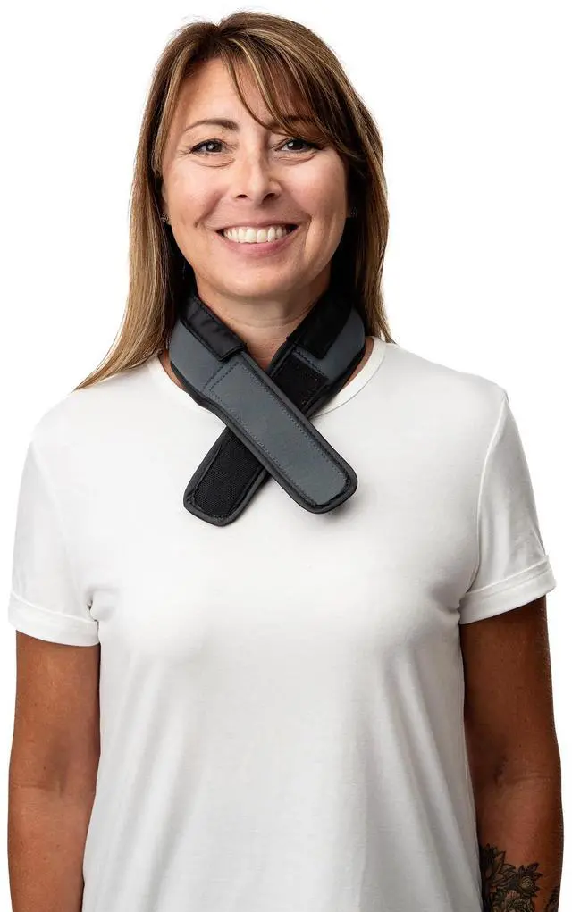 Main image of Cooling Collar Reusable Ice Neck Cooling Wrap for Hot Weather, Adjustable Personal Neck Cooler (Charcoal)