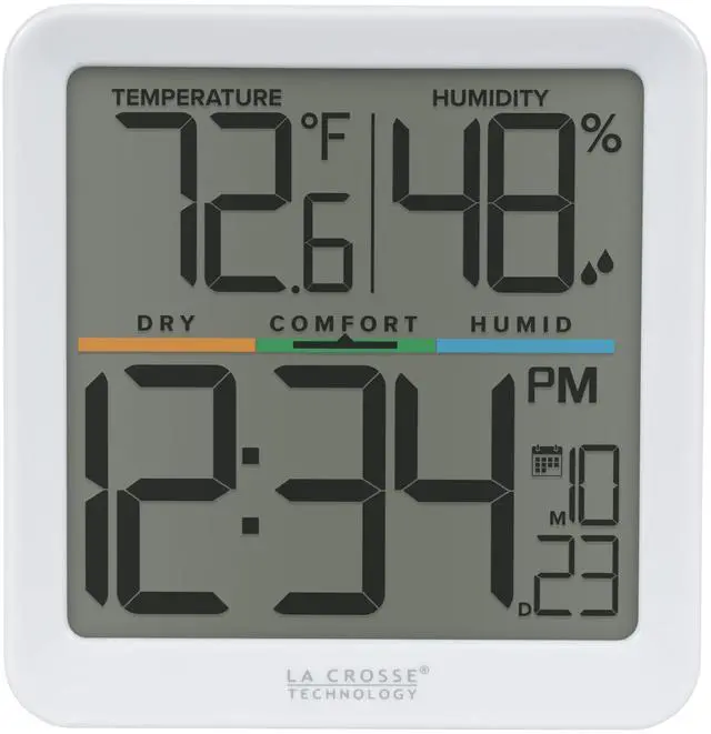 Main image of 302-1408-TBP Indoor Comfort Meter with Time & Date