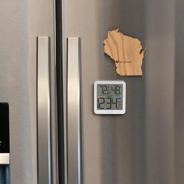Alt view image 7 of 7 - 302-1408-TBP Indoor Comfort Meter with Time & Date