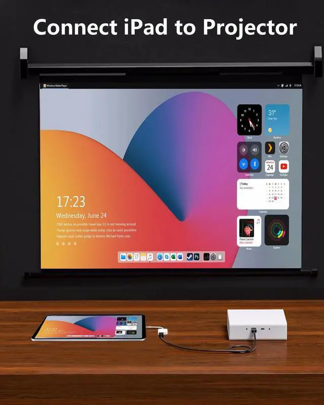 Alt view image 3 of 7 - Apple MFi Certified USB C to HDMI 4K@240Hz Adapter for iPhone 17/16/15, Type-C to HDMI Digital AV Cord with 100W PD for MacBook Pro/Air iPad Pro to TV Projector Monitor