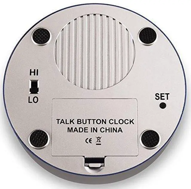 Main image of Extra Large Talking Button Clock - for The Blind, Elderly or Visually impaired