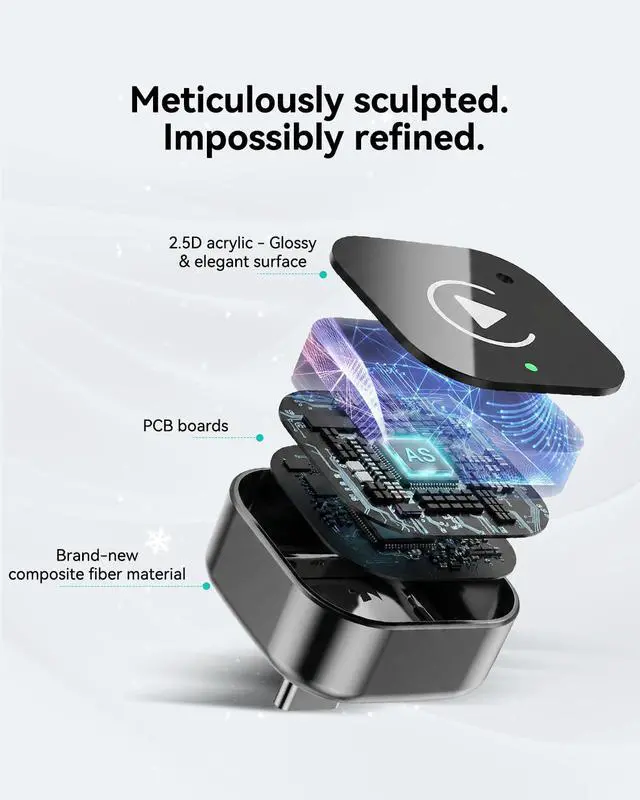 Alt view image 6 of 7 - Wireless CarPlay Adapter USB C, 2nd Gen 2-in-1 Android Auto Wireless Dongle, 2026 Upgraded Wired to Wireless Converter for 2016+ Factory CarPlay Cars, No Lag Fast Connect, USB-A Included