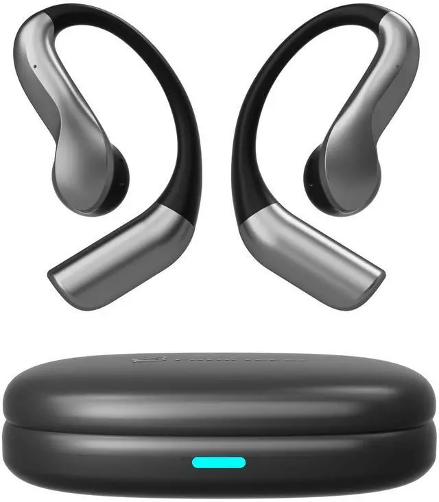 Main image of AI Translation Earbuds Real Time, 144 Languages Translator Earbuds, Bluetooth Open-Ear Translating Earbuds with 30H Playtime, Instant Voice Translator Device for Travel, Business, Learning, Black