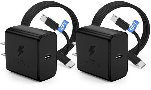 Main image of 60W USB C Charger Block, Super Fast Charger Android 10ft C to C Cable Cord Long, Type C Laptop Charging Power Adapter for MacBook Pro/Samsung Galaxy S26 S25 S24 S23 S22 S21 Ultra/Plus/iPhone 17 16 15