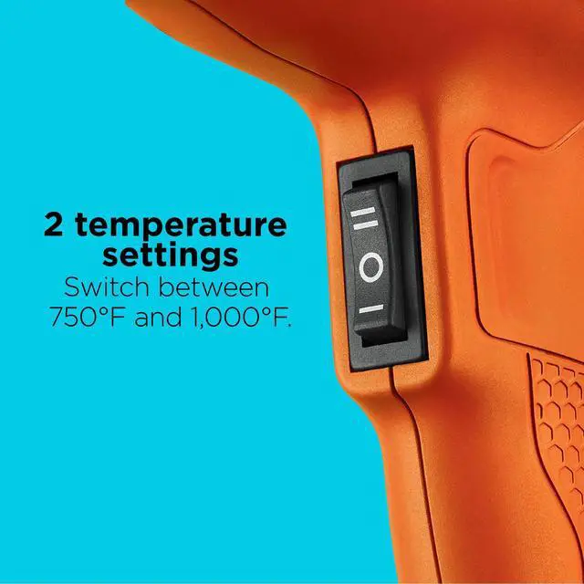 Alt view image 3 of 6 - Heat Gun for Crafts, Corded, Dual Heat Settings up to 1000 Degrees, 1350 Watt (HG1300)