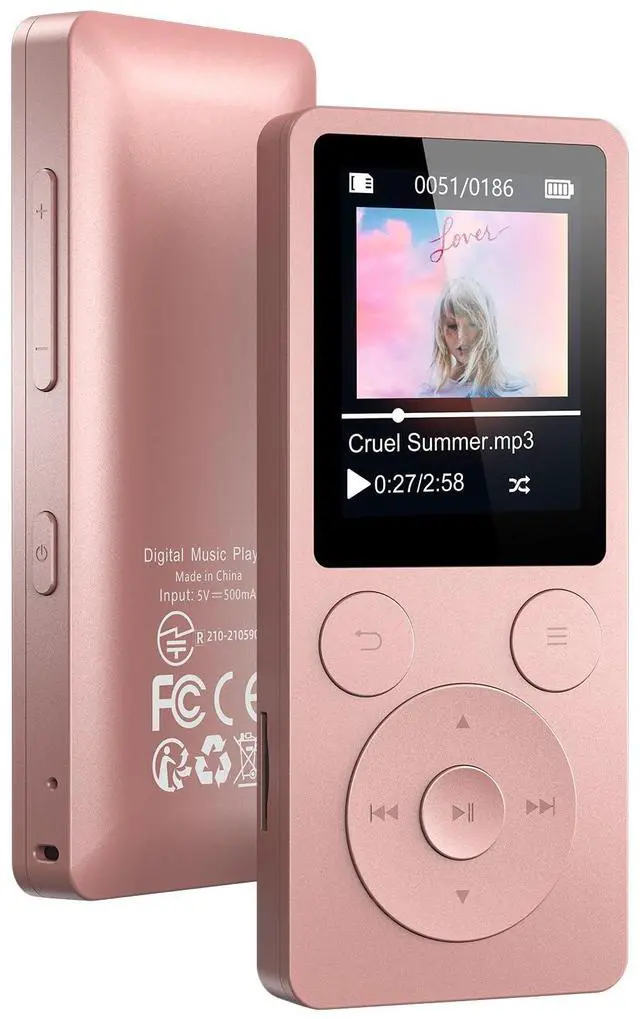 Main image of 32GB MP3 Player with Bluetooth 5.3, Speaker, Simple Physical Buttons