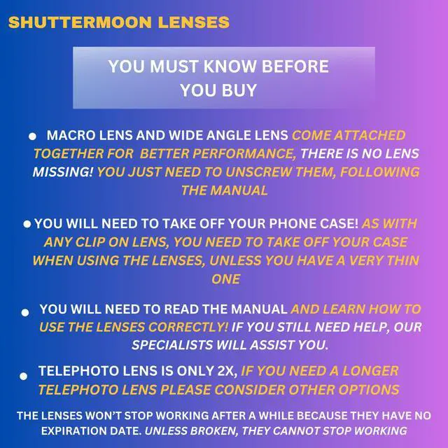 Alt view image 5 of 7 - Camera Lens Kit Smartphones/Pixel/Samsung/Android Phones Camera. 2xTele Lens ZoomLens+Fisheye Lens+0.36XSuper Wide Angle Lens & 20X Macro Lens CPL.Blue &Red Filter Filter