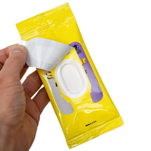 Alt view image 2 of 7 - See Clear Original Lens Cleaning Wipes - Pre-Moistened Eyeglass & Screen Cleaning Cloth Towelettes - Streak Free, Scratch Free Lens & Electronic Screen Cleaner - 12 Resealable Packs of 16 (192 Wipes)
