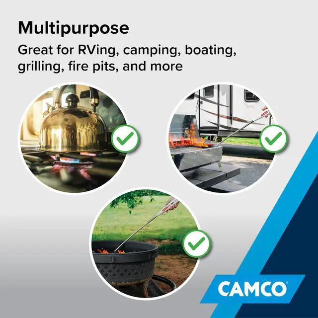 Alt view image 7 of 7 - Olympian GM-3X Adjustable Flame Gas Match - Features Windproof Continuous Ignition & Slender Design Equipped with Safety Lock - Refillable with Butane Lighter Fluid - 57549