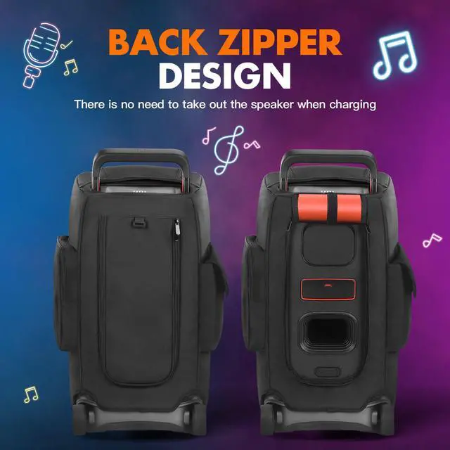Alt view image 2 of 7 - Speaker Cover Compatible with JBL PartyBox 520, Scratch-Resistant, Dustproof, Portable with Storage Bag for Outdoor and Lightweight Travel Cover