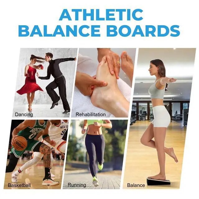 Alt view image 6 of 7 - Athletic Balance Boards,Slant Board,Wobble Board,Balance Wedge for Condition Your Body and Prevent Injury