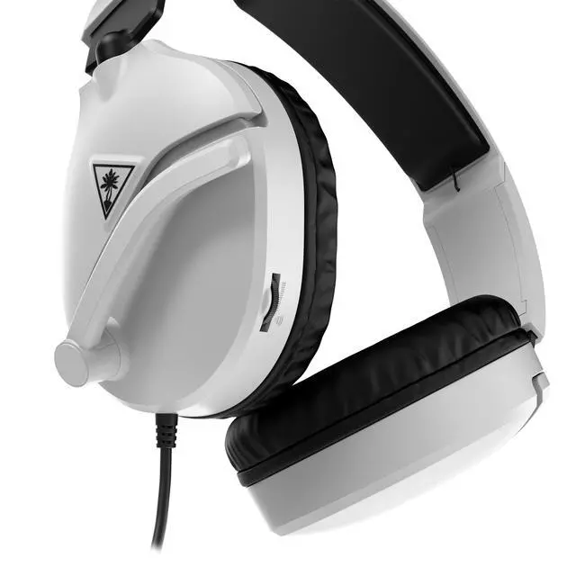 Alt view image 5 of 7 - Recon 70 Multiplatform Gaming Headset for Xbox Series X|S, Xbox One, PS5, PS4, PC & Mobile w/ 3.5mm Wired Connection - Flip-to-Mute Mic, 40mm Speakers, Lightweight Design, White