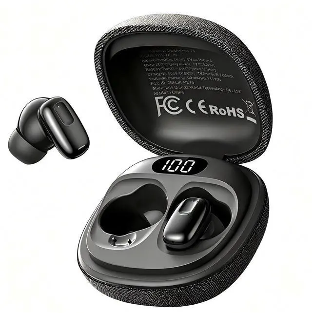 Main image of NE75 AI Translation Earbuds Real Time,Two Way Language Translator Device,3-in-1 Bluetooth 6.0 Translating Headphones Audifonos Traductores Inglés Español for Travel/Business/Meeting