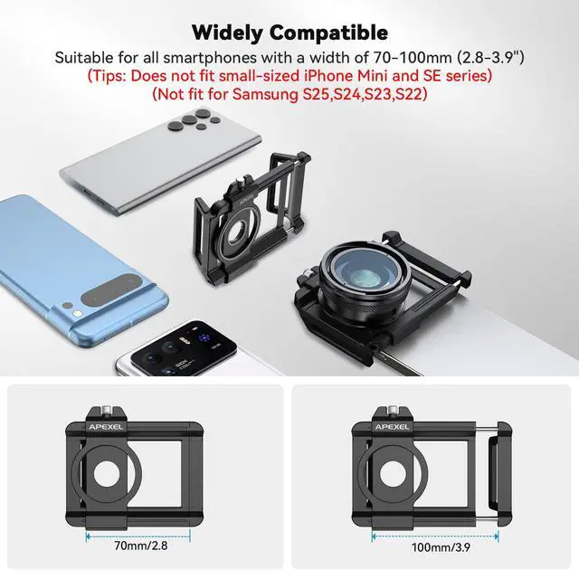 Alt view image 5 of 7 - Macro Lens Kit for Smartphone, 10-20X Micro Phone Lens with Universal Lens Clip, HD Magnifier Photography Lens for iPhone Android Phone (Fits for Almost All Phone), Phone Macro Lens Attachment