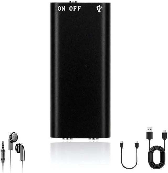 Main image of AI Voice Recorder, Transcribe & Summarize by ChatGPT, Digital Recorder Device with Playback for Lectures, Meetings, Calls, Support 112 Languages, 64GB Memory, APP Control (Matte Black, 64GB)