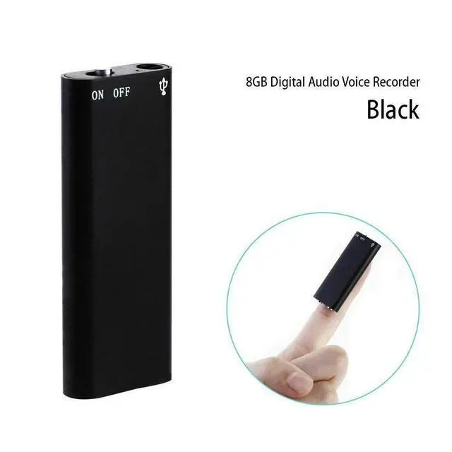 Alt view image 2 of 5 - AI Voice Recorder, Transcribe & Summarize by ChatGPT, Digital Recorder Device with Playback for Lectures, Meetings, Calls, Support 112 Languages, 64GB Memory, APP Control (Matte Black, 64GB)