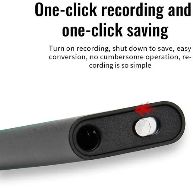 Alt view image 4 of 5 - AI Voice Recorder, Transcribe & Summarize by ChatGPT, Digital Recorder Device with Playback for Lectures, Meetings, Calls, Support 112 Languages, 64GB Memory, APP Control (Matte Black, 64GB)