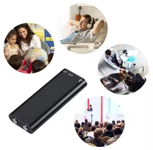 Alt view image 5 of 5 - AI Voice Recorder, Transcribe & Summarize by ChatGPT, Digital Recorder Device with Playback for Lectures, Meetings, Calls, Support 112 Languages, 64GB Memory, APP Control (Matte Black, 64GB)