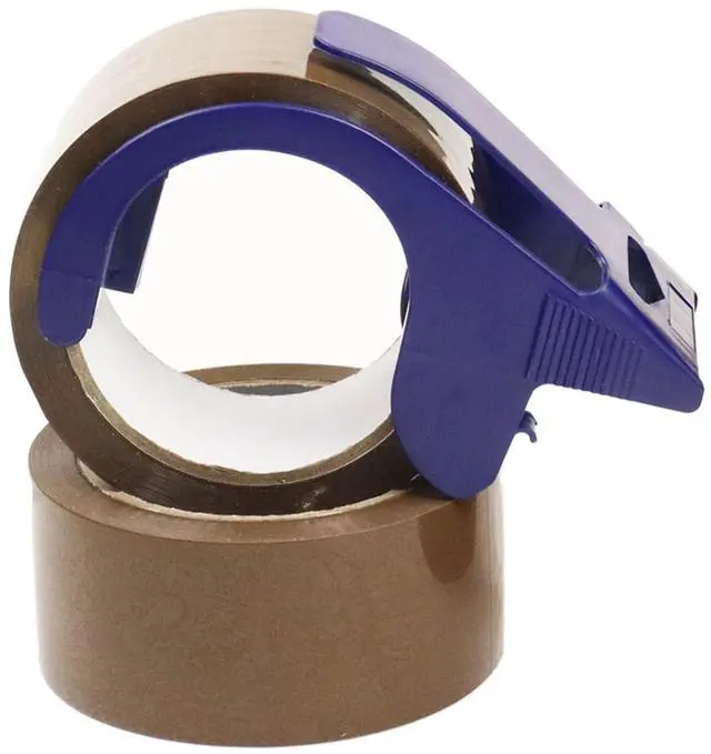Alt view image 2 of 6 - Heavy Duty Packing Tape, 2Pack with One Dispenser, 2.4 mil, 1.88" x 110 yd, Packing Tape Refills for Packing, Shipping and Mailing, Strong Seal on All Box Types for Moving, Office, & Storage (Brown)