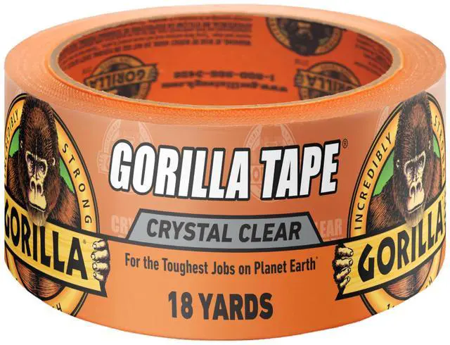 Main image of Crystal Clear Tape, 1.88 x 18 yd (Pack of 1) - Weather Resistant for Indoor or Outdoor Projects and Repairs