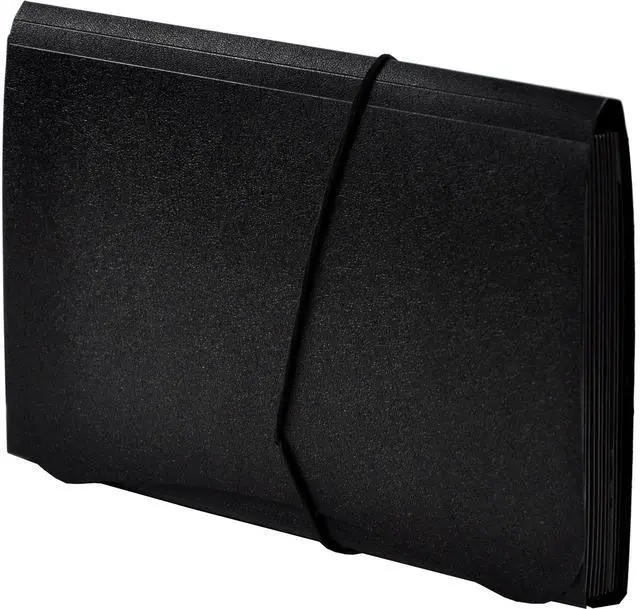 Alt view image 2 of 2 - 13-Pocket Small Ex panding File, 5-3/4 x 8-1/2 Inches, Black, 1 File (94300-BK)