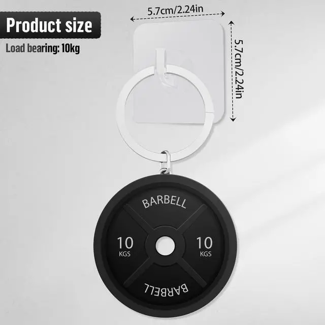 Alt view image 2 of 7 - 12 Pack Self-Adhesive Small Wall Hooks Clear Square Plastic Strong Shower Pothook Heavy Duty Waterproof for Kitchen Bathroom Office Door Window Hanging Hat Towel Picture