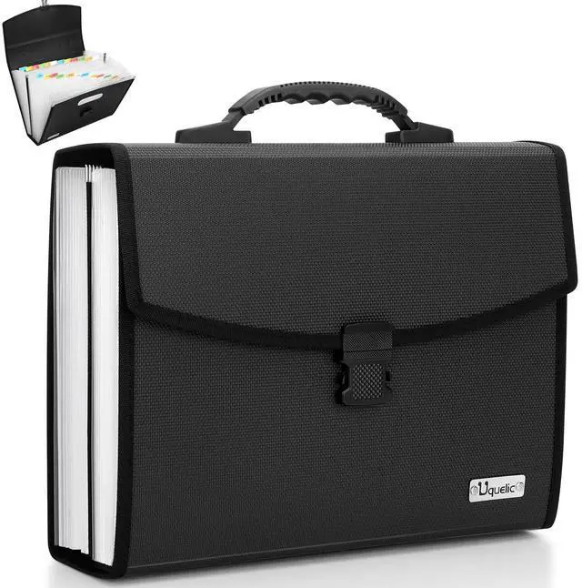 Main image of 26 Pockets Expanding File Folder Organizer - Upgraded Durable Buckle, Accordion Folder Base with Ergonomic Portable Handle/Large A4 Letter Size Document Organizer, Folders with Pockets