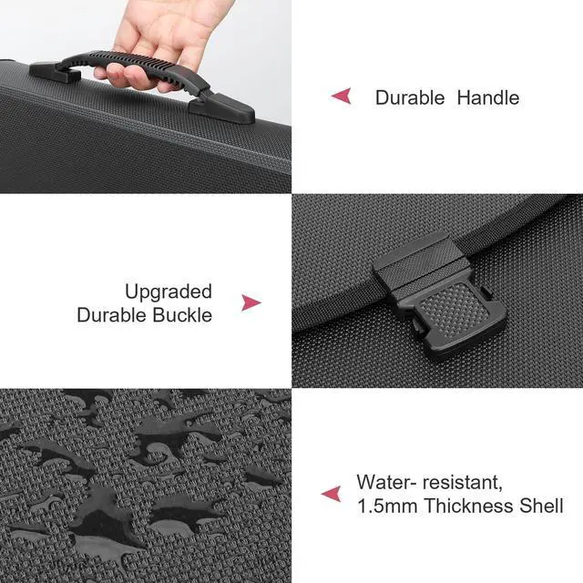 Alt view image 3 of 7 - 26 Pockets Expanding File Folder Organizer - Upgraded Durable Buckle, Accordion Folder Base with Ergonomic Portable Handle/Large A4 Letter Size Document Organizer, Folders with Pockets